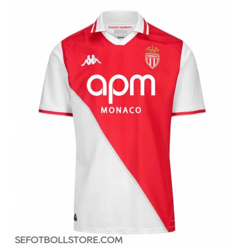 AS Monaco Replika Hemmatröja 2024-25 Kortärmad